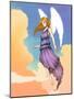 Angel In The Clouds-Harry Briggs-Mounted Giclee Print