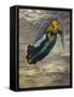 Angel in the Clouds-Edgar Jerins-Framed Stretched Canvas