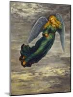 Angel in the Clouds-Edgar Jerins-Mounted Giclee Print