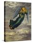 Angel in the Clouds-Edgar Jerins-Stretched Canvas