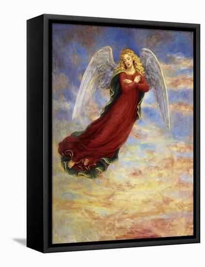 Angel in the Sky-Edgar Jerins-Framed Stretched Canvas