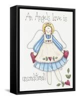 Angel Love-Debbie McMaster-Framed Stretched Canvas