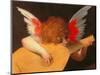 Angel making music-Fiorentino Rosso-Mounted Giclee Print