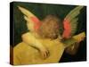 Angel Musician, c.1520-Rosso Fiorentino (Battista di Jacopo)-Stretched Canvas