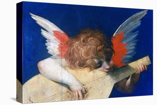 Angel Musician, C1520-Rosso Fiorentino-Stretched Canvas