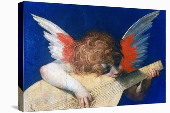 Angel Musician, C1520-Rosso Fiorentino-Stretched Canvas