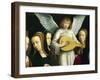 Angel Musician, Detail from Virgin Among Virgins, 1450-Gerard David-Framed Giclee Print