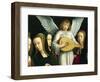 Angel Musician, Detail from Virgin Among Virgins, 1450-Gerard David-Framed Giclee Print