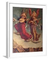 Angel Musicians, Detail from Coronation of Virgin-Carlo Crivelli-Framed Giclee Print