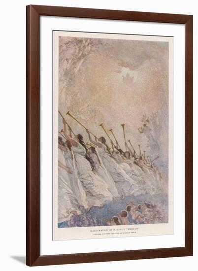 Angel Musicians: Not All Angels Play the Harp There's a Fair-Sized Brass Section as Well-Norman Price-Framed Art Print