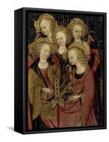 Angel Musicians-Sefano Da Verona-Framed Stretched Canvas