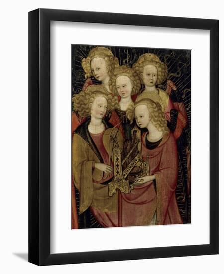 Angel Musicians-Sefano Da Verona-Framed Giclee Print