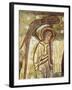 Angel Next to Gospel, Detail from 12th Century Fresco in Church at Abbey of Saint-Andre-null-Framed Giclee Print