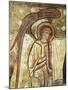 Angel Next to Gospel, Detail from 12th Century Fresco in Church at Abbey of Saint-Andre-null-Mounted Giclee Print