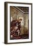 Angel of Annunciation (Tempera on Panel, 1500)-Giovanni Bellini-Framed Giclee Print