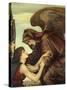 Angel of Death, 1890-Evelyn De Morgan-Stretched Canvas