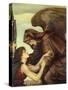Angel of Death, 1890-Evelyn De Morgan-Stretched Canvas