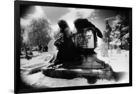 Angel of Death' Monument, East Sheen Cemetery, London-Simon Marsden-Framed Giclee Print