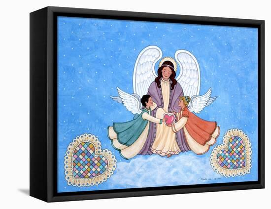 Angel of Love-Sheila Lee-Framed Stretched Canvas