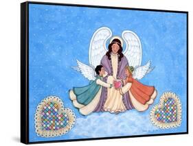 Angel of Love-Sheila Lee-Framed Stretched Canvas