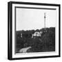 Angel of Peace Monument, Munich, Germany, C1900-Wurthle & Sons-Framed Photographic Print