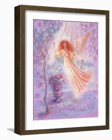 Angel of Sacred Glade-Judy Mastrangelo-Framed Giclee Print