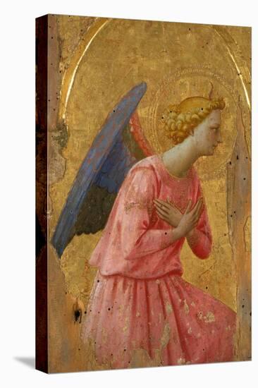 Angel of the Annunciation (Fragment)-Fra Angelico-Stretched Canvas