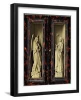 Angel of the Annunciation-Jan van Eyck-Framed Giclee Print