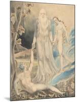 Angel of the Divine Presence Bringing Eve to Adam, c.1803-William Blake-Mounted Giclee Print