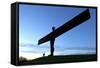 Angel of the North by Antony Gormley-Peter Barritt-Framed Stretched Canvas
