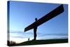 Angel of the North by Antony Gormley-Peter Barritt-Stretched Canvas