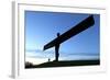 Angel of the North by Antony Gormley-Peter Barritt-Framed Photographic Print