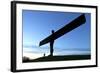 Angel of the North by Antony Gormley-Peter Barritt-Framed Photographic Print