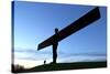 Angel of the North by Antony Gormley-Peter Barritt-Stretched Canvas