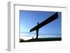 Angel of the North by Antony Gormley-Peter Barritt-Framed Photographic Print