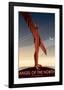 Angel of the North - Dave Thompson Contemporary Travel Print-Dave Thompson-Framed Giclee Print