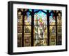 Angel of the Resurrection Stained Glass Window-Louis Comfort Tiffany-Framed Premium Photographic Print