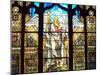 Angel of the Resurrection Stained Glass Window-Louis Comfort Tiffany-Mounted Premium Photographic Print