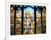 Angel of the Resurrection Stained Glass Window-Louis Comfort Tiffany-Framed Photographic Print