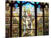 Angel of the Resurrection Stained Glass Window-Louis Comfort Tiffany-Mounted Photographic Print