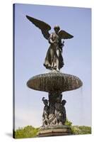 Angel of the Waters at the Bethesda Terrace in the Mid Park Quadrant in Central Park-null-Stretched Canvas