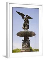 Angel of the Waters at the Bethesda Terrace in the Mid Park Quadrant in Central Park-null-Framed Giclee Print