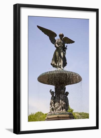 Angel of the Waters at the Bethesda Terrace in the Mid Park Quadrant in Central Park-null-Framed Giclee Print