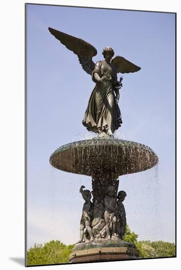 Angel of the Waters at the Bethesda Terrace in the Mid Park Quadrant in Central Park-null-Mounted Giclee Print