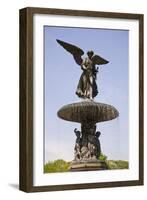 Angel of the Waters at the Bethesda Terrace in the Mid Park Quadrant in Central Park-null-Framed Giclee Print