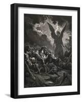 Angel of Yahweh of the Army of Sennacherib-null-Framed Art Print