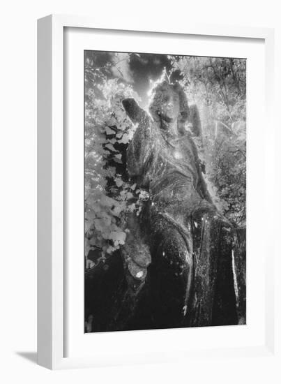 Angel on Tomb, Ardoginna House, County Waterford, Ireland-Simon Marsden-Framed Giclee Print