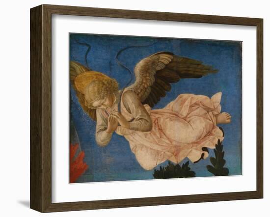 Angel (Panel of the Pistoia Santa Trinità Altarpiec), 1455-1460-Francesco Di Stefano Pesellino-Framed Giclee Print