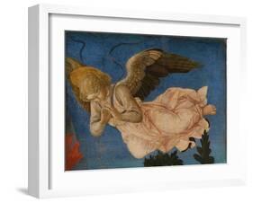 Angel (Panel of the Pistoia Santa Trinità Altarpiec), 1455-1460-Francesco Di Stefano Pesellino-Framed Giclee Print