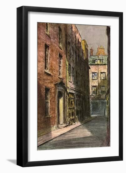 'Angel Pavement'-Joseph Simpson-Framed Giclee Print